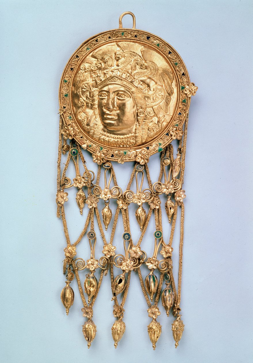 Anheng med hodet til Athena Parthenos, tidlig på 400-tallet f.Kr av Unbekannt