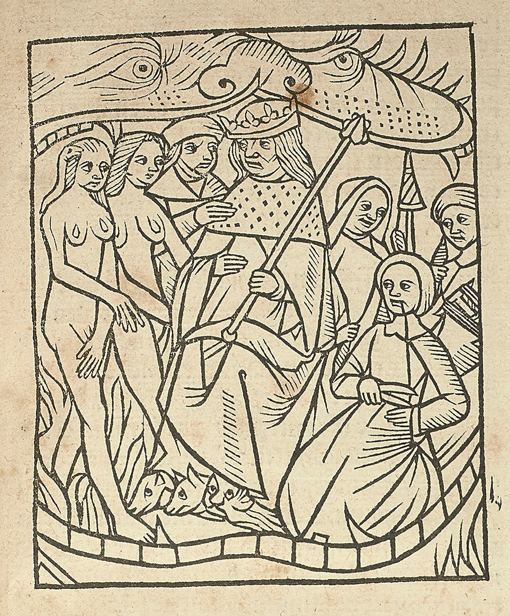 Perceval, historien om gralen av Chrétien de Troyes, 1523. av Unbekannt
