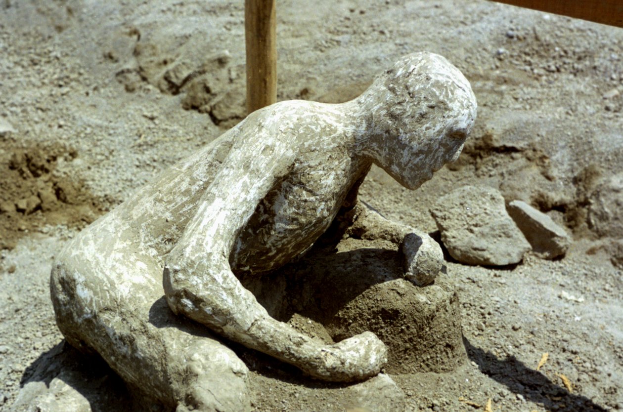 Person drept av Pompeii-utbruddet, 79 e.Kr av Unbekannt