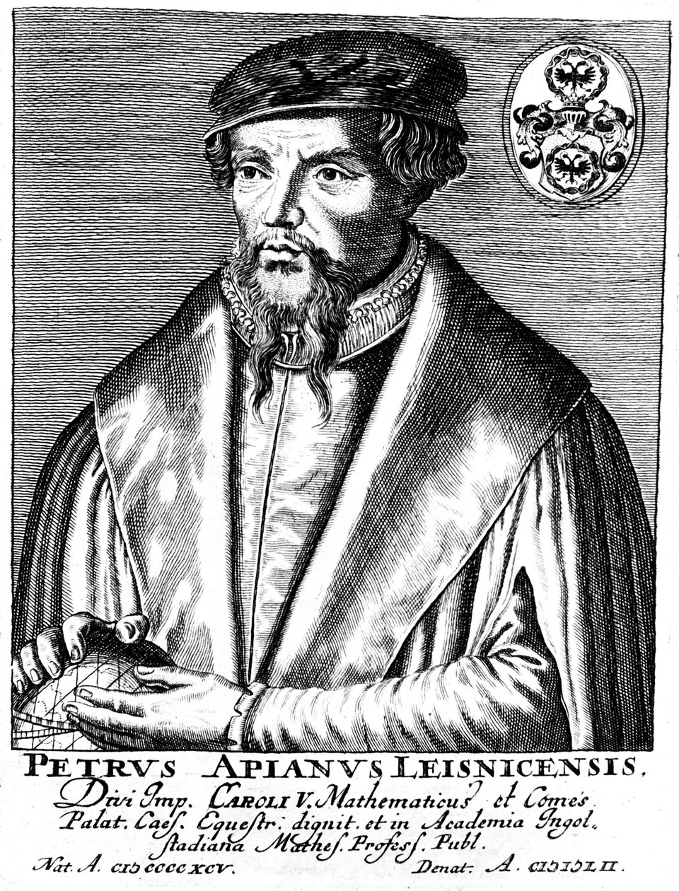 Peter Apian 1495-1552, tysk geograf, matematiker og astronom av Unbekannt