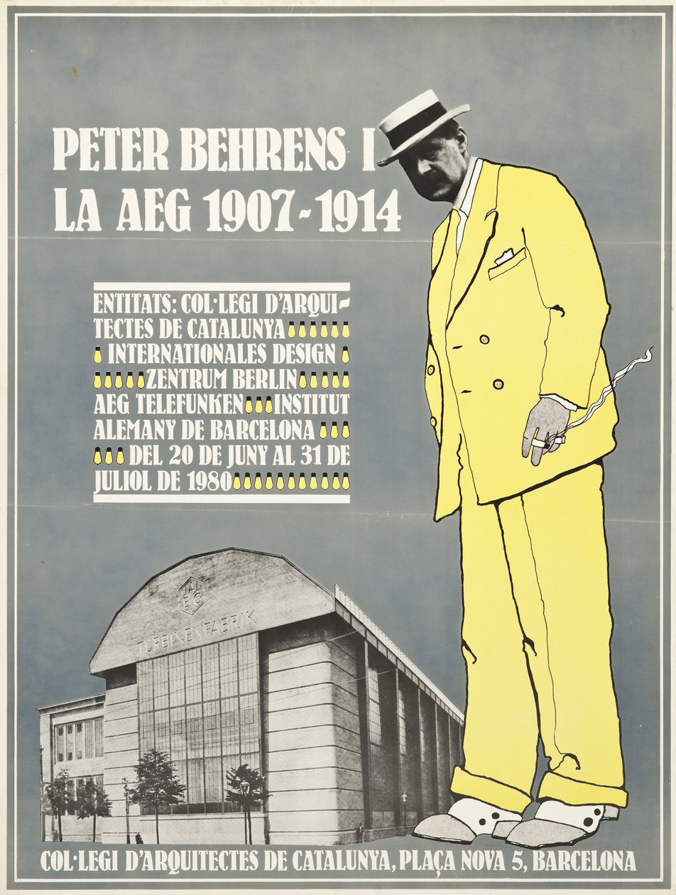 Peter Behrens og AEG 1907-1914 plakat av Unbekannt