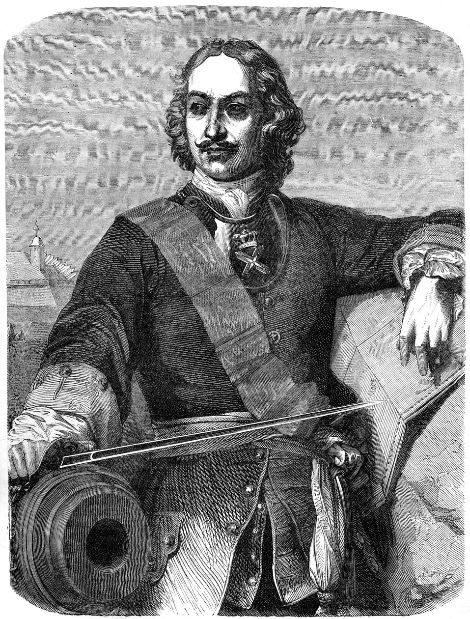 Peter den store 1672-1725, 1800-tallet av Unbekannt