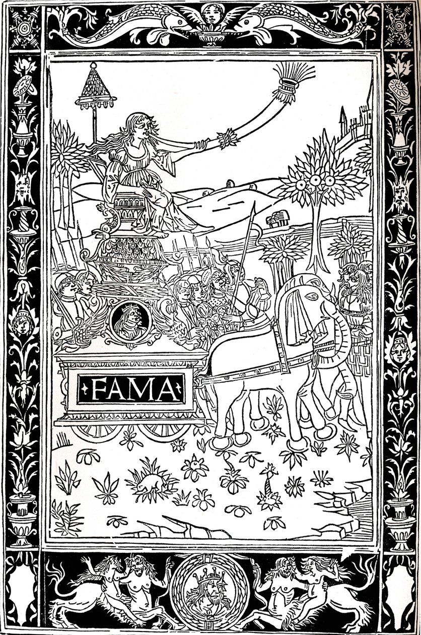 Petrarch: Triumphs, 1488, 1917 av Unbekannt