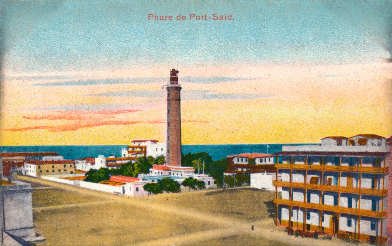 Phare de Port-Said, ca 1900 av Unbekannt