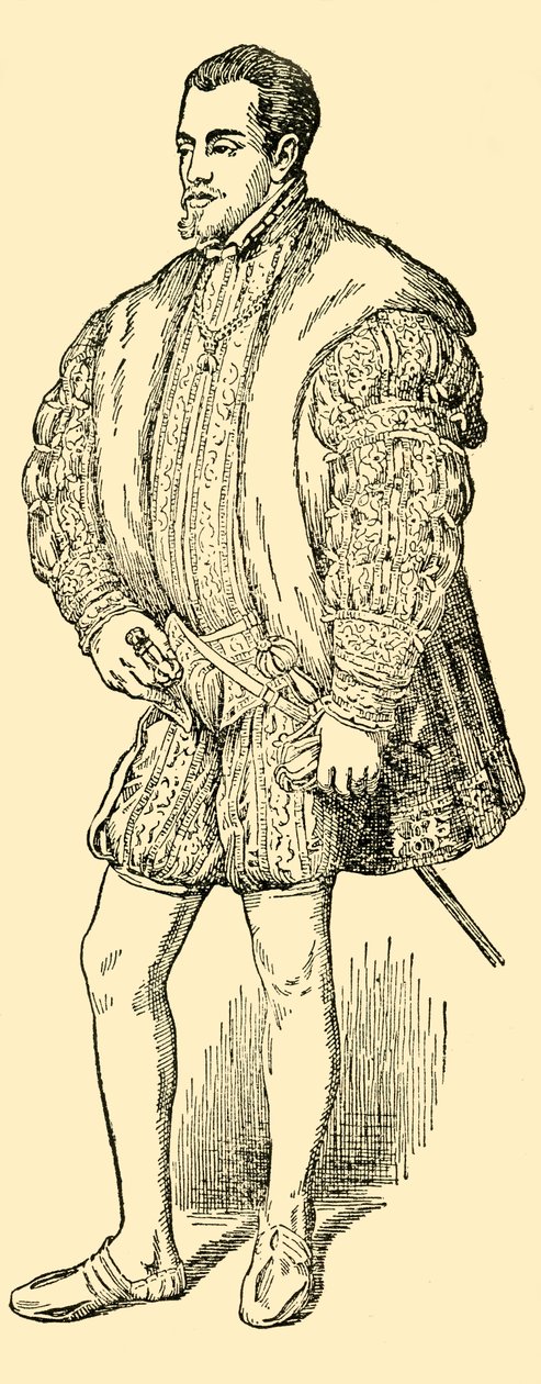Filip II. Av Spania og Nederland, c1930. av Unbekannt