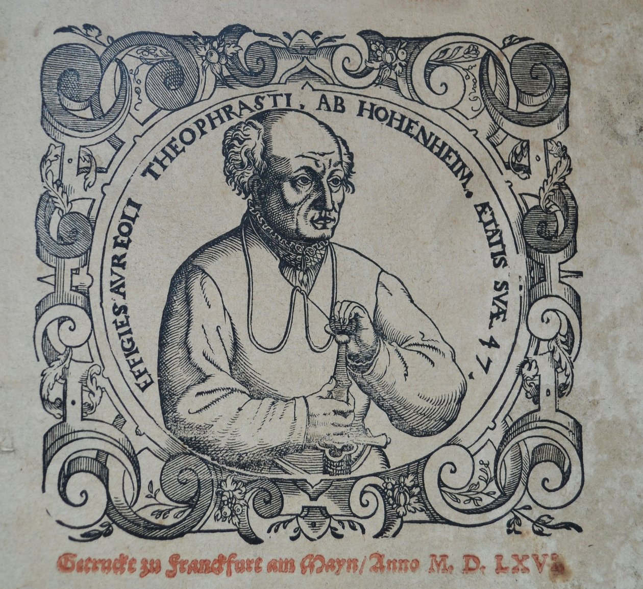 Philippus Theophrastus Aureolus Bombastus von Hohenheim Paracelsus, 1566. av Unbekannt