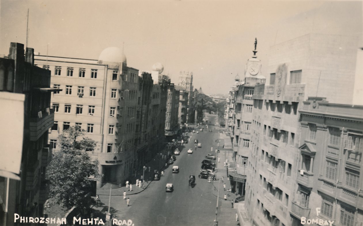 Phirozshah Mehta Road, Bombay. av Unbekannt