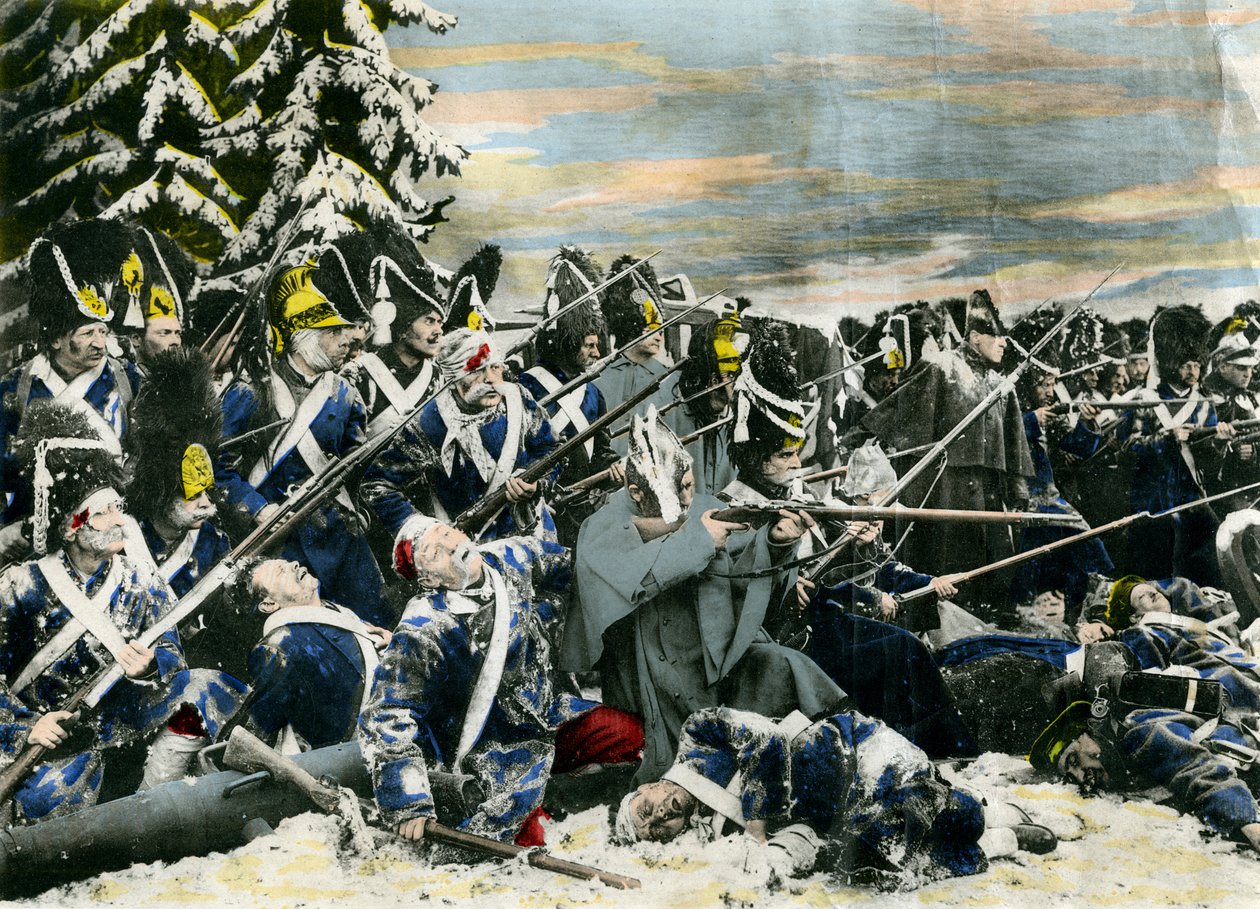 Fotografisk representasjon av slaget ved Austerlitz av Unbekannt
