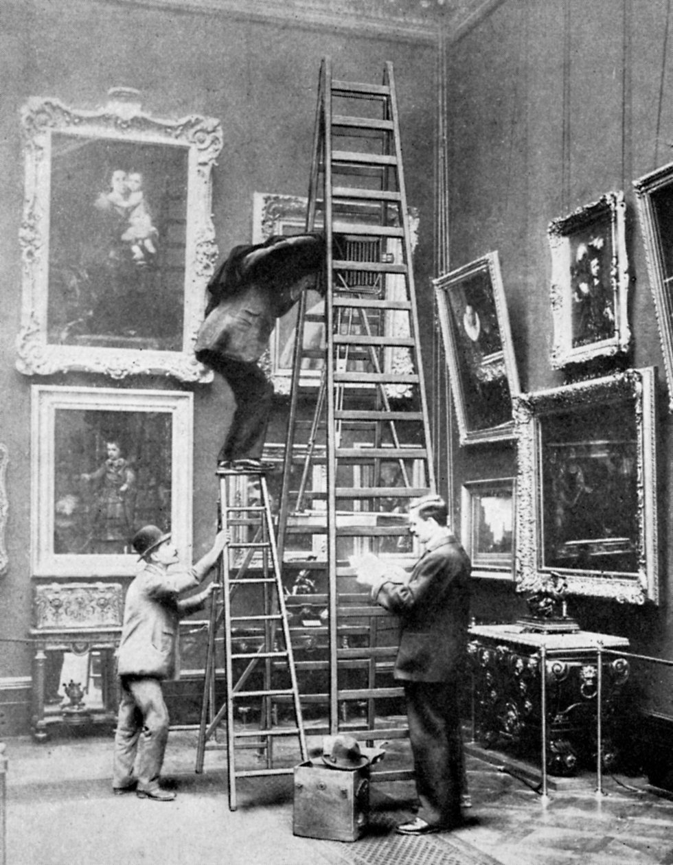 Fotografering ved Wallace Collection, London, 1908-1909 av Unbekannt