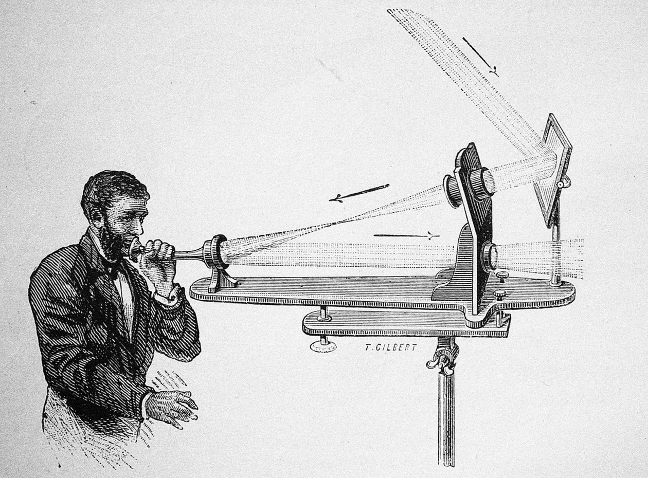 Fototelefon av Alexander Graham Bell, 1882 av Unbekannt