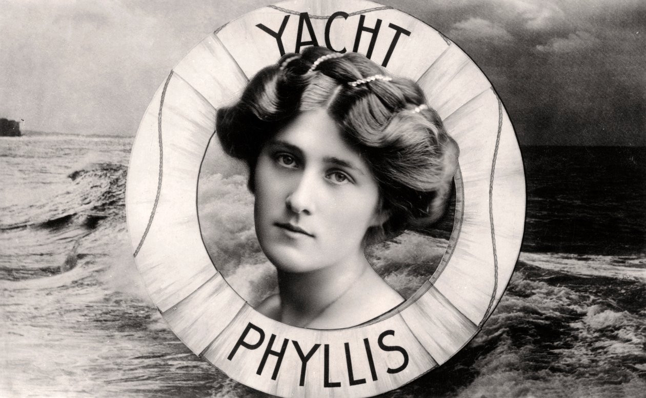 Phyllis Dare 1890-1975, engelsk skuespillerinne, 1907 av Unbekannt