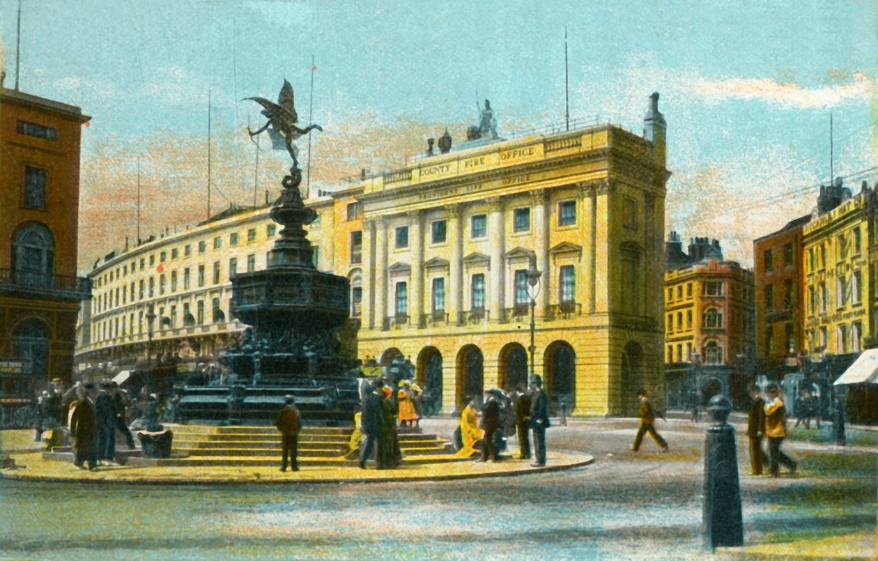 Piccadilly Circus, London, c1910. av Unbekannt