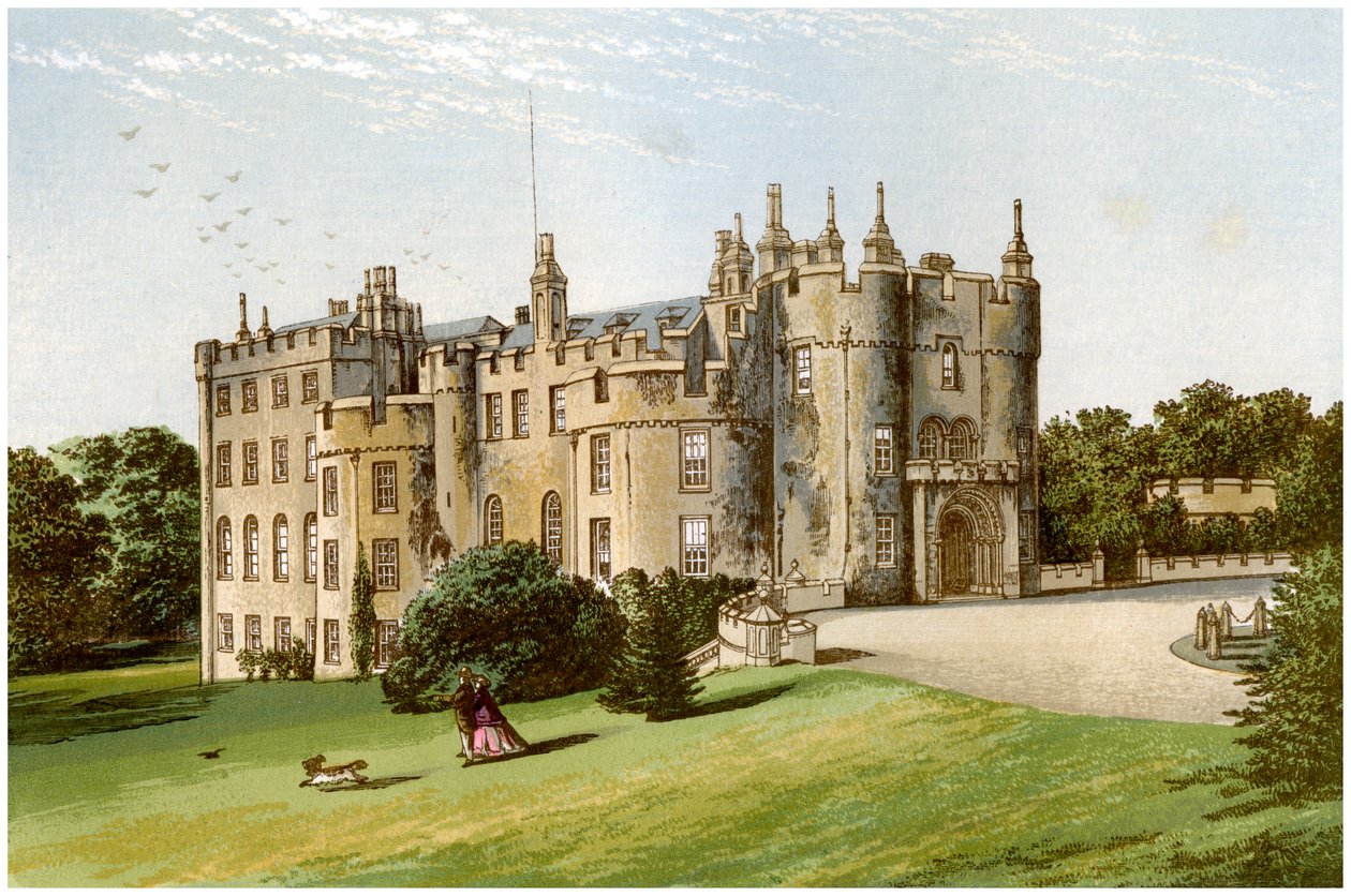 Picton Castle, Pembrokeshire, Wales, hjemmet til Phillips-familien, c1880 av Unbekannt