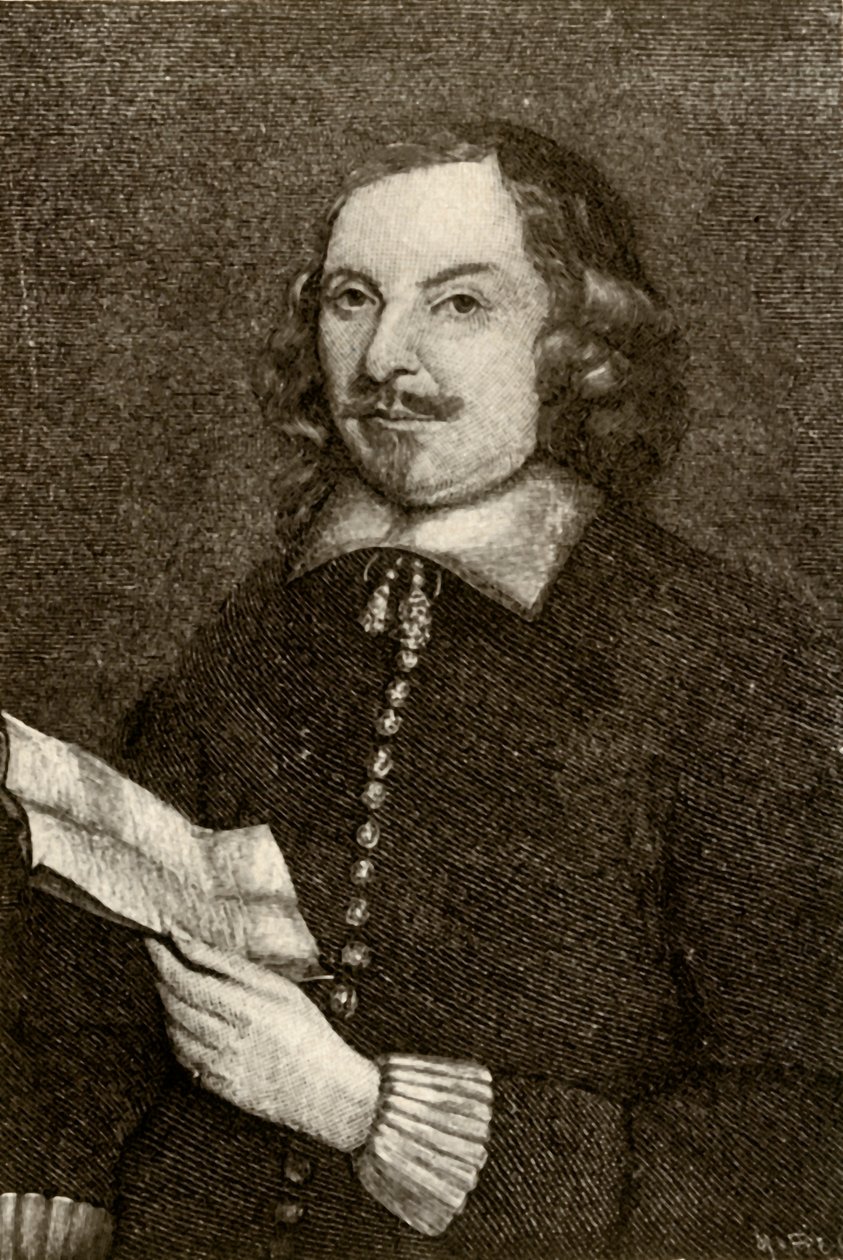 Bilde av Edward Winslow, i puritansk kjole, 1644, 1937. av Unbekannt