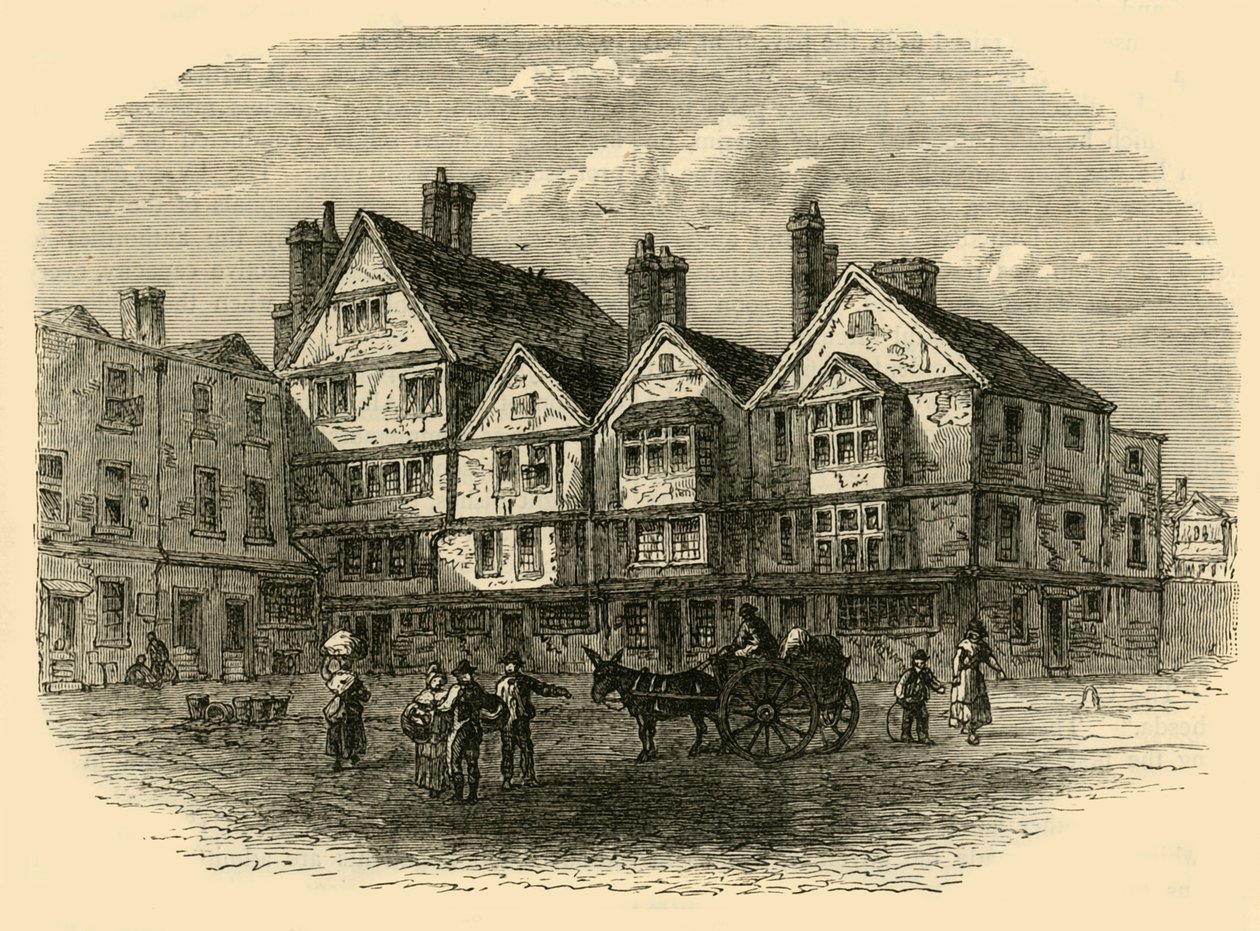 Kakehjørne i 1789, c1872. av Unbekannt