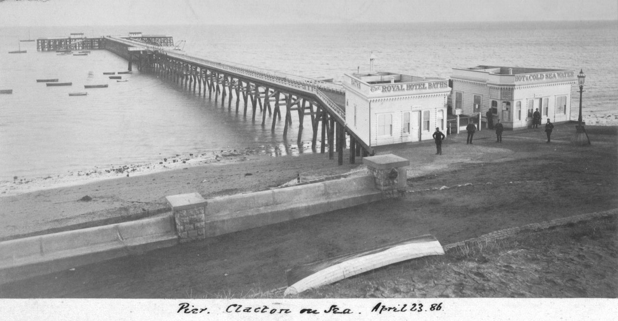 Pier Clacton on Sea, 23. april 1886 av Unbekannt
