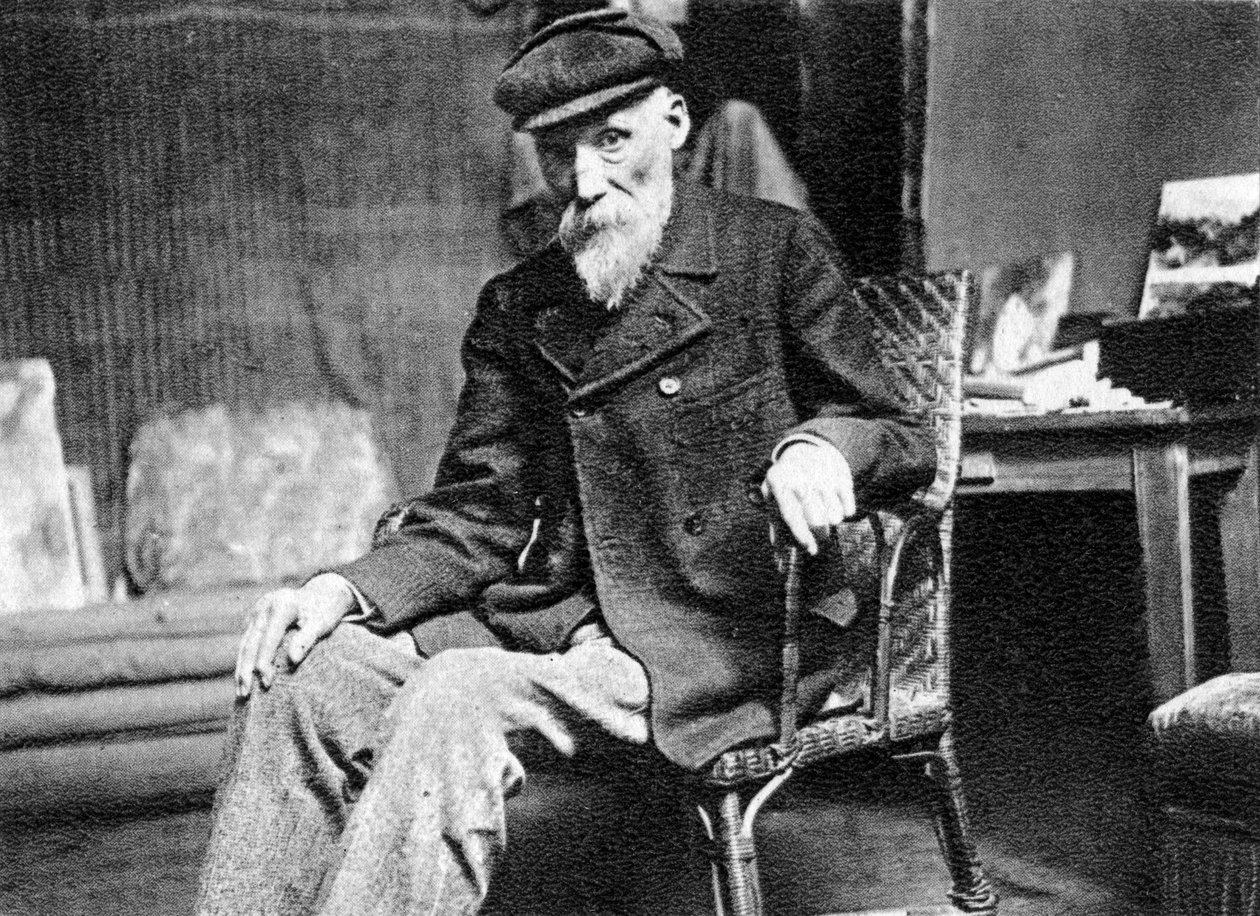 Pierre-Auguste Renoir , fransk kunstner, 1917 av Unbekannt