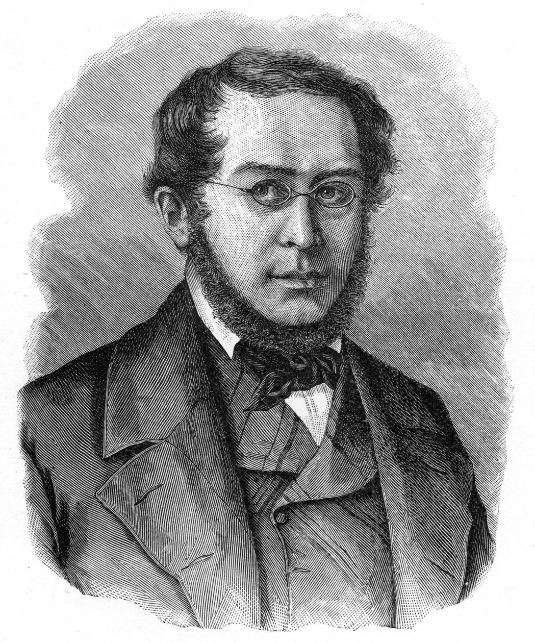Pierre-Joseph Proudhon , fransk mutualistisk politisk filosof fra 1800-tallet, 1903 av Unbekannt