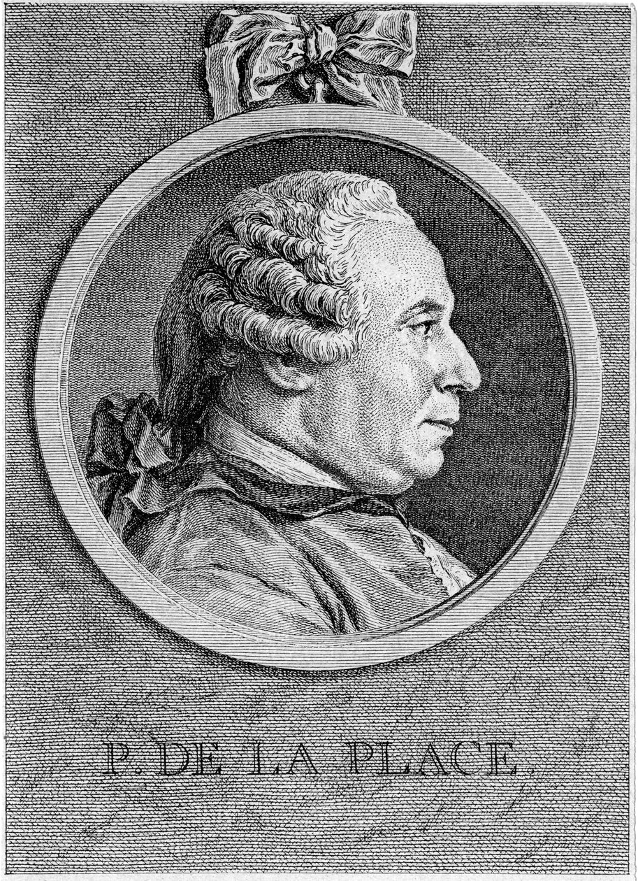 Pierre Simon Laplace , fransk matematiker og astronom, 1700-tallet av Unbekannt