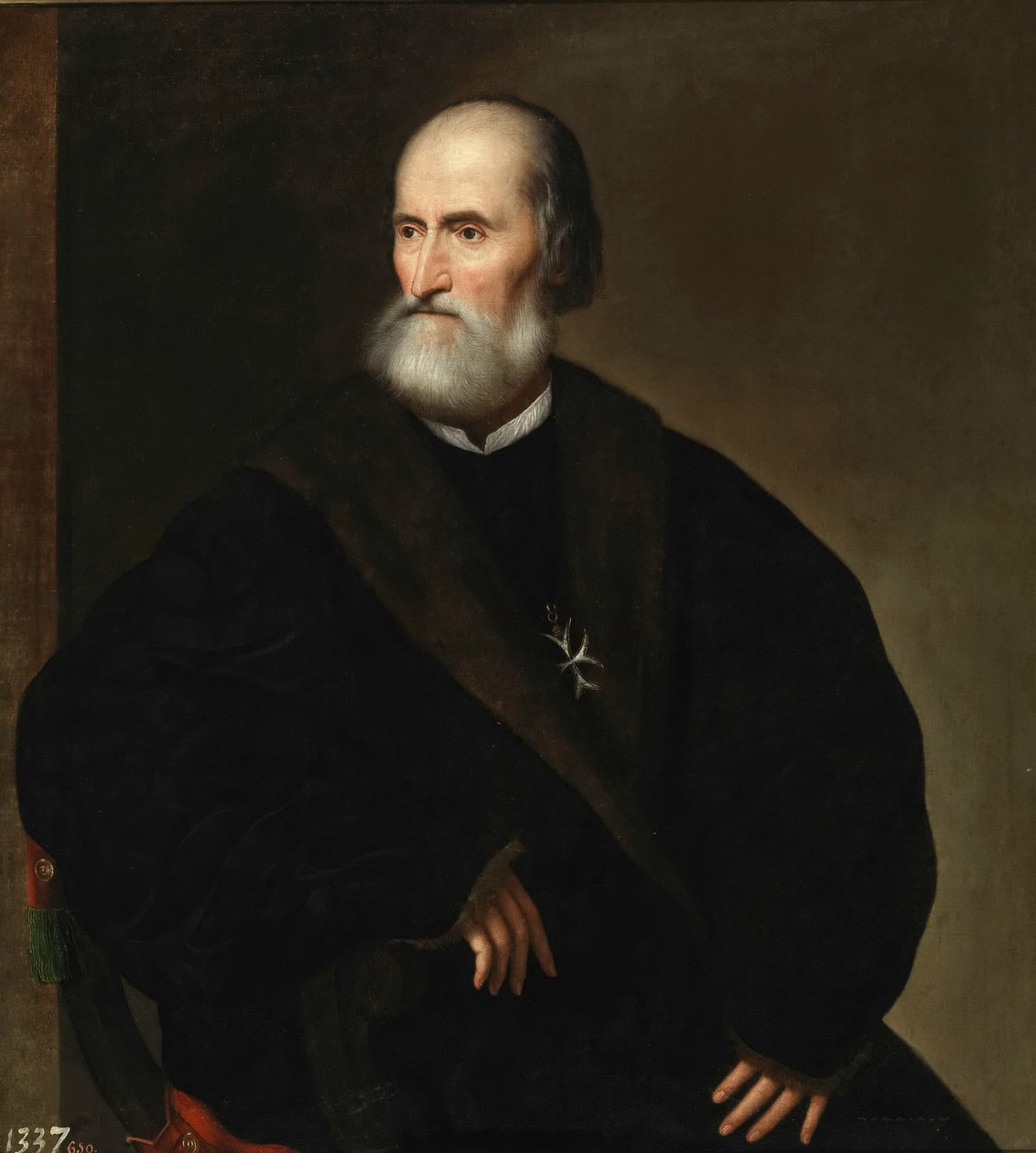 Pietro Bembo som prior for Knights Hospitaller, ca 1537. av Unbekannt