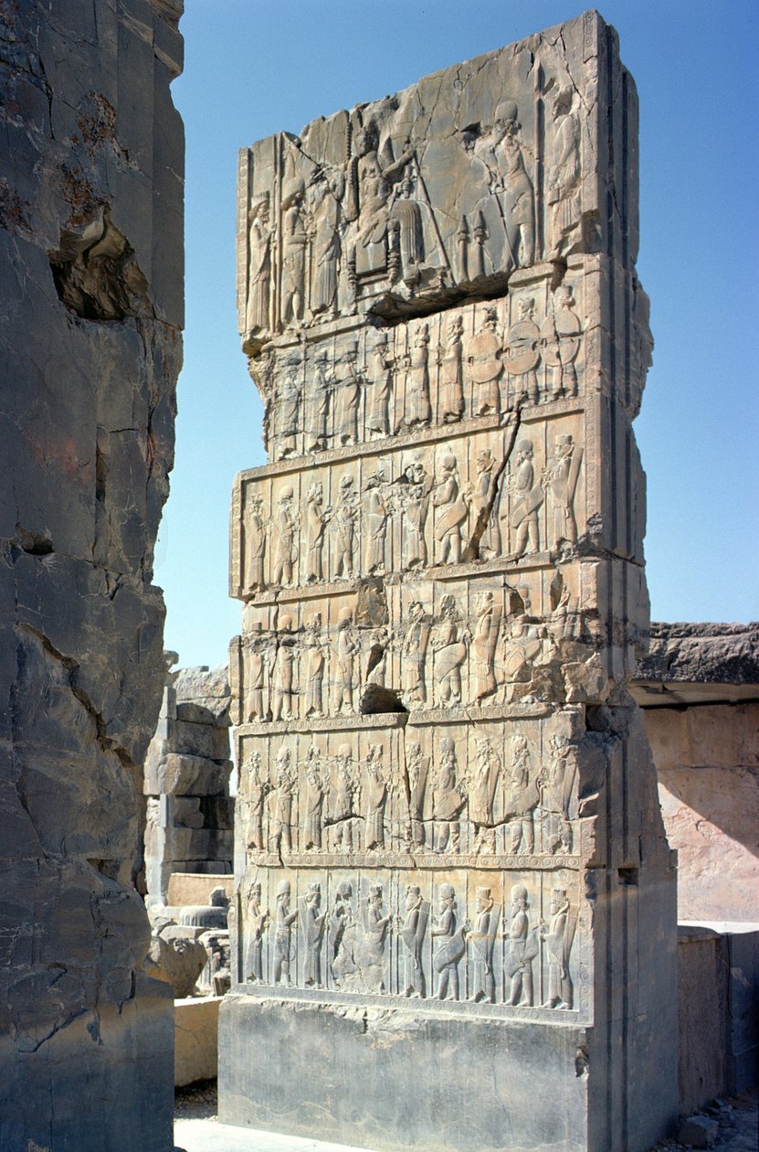 Søylerelieff fra Hall of a Hundred Columns, Achaemenian Period, 5. århundre f.Kr. (bilde) av Unbekannt