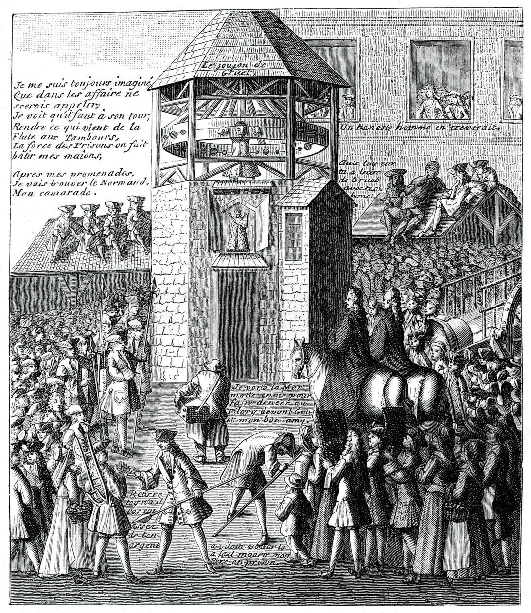 Pillory In The Market, 1885 av Unbekannt
