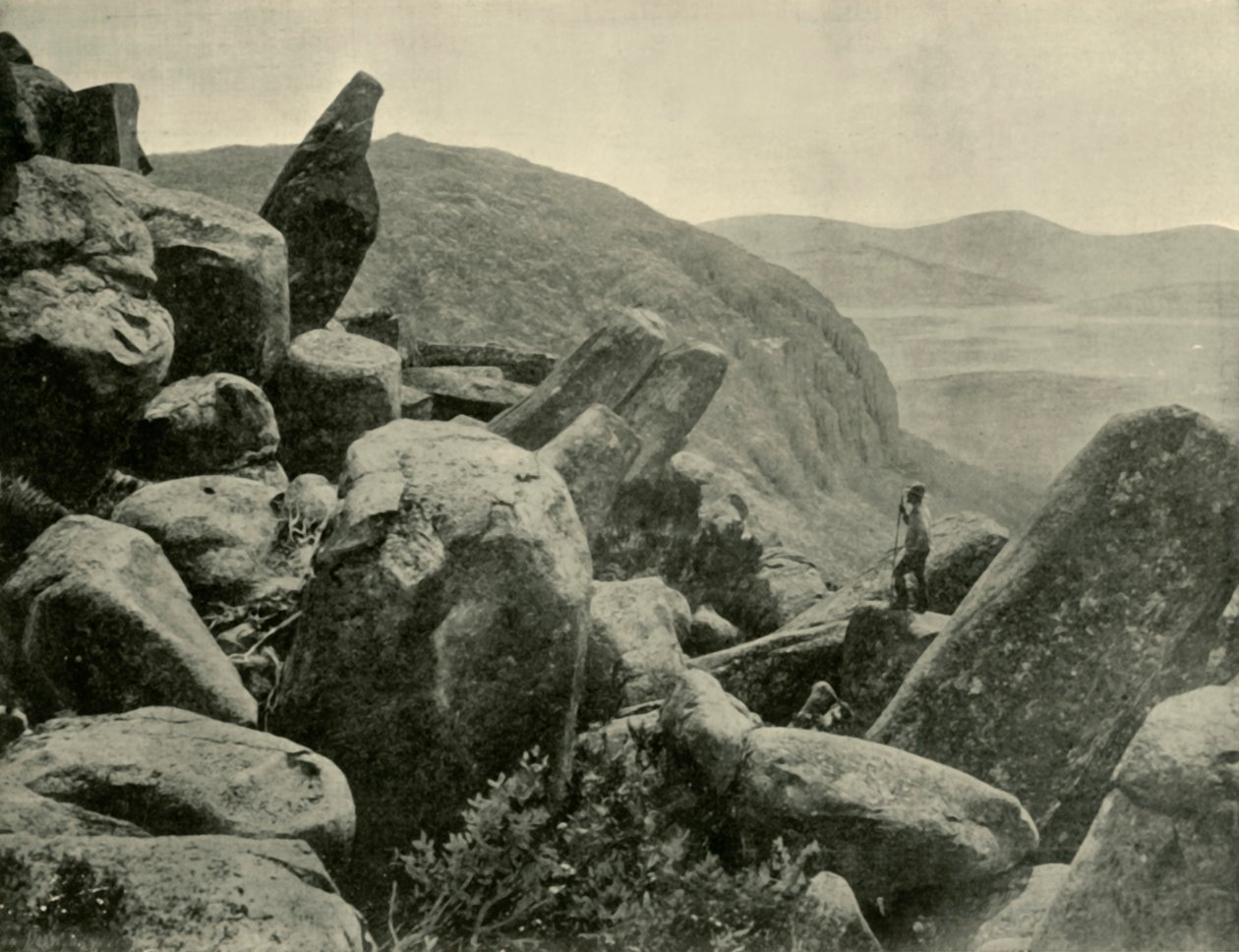 Pinnacle & Organ Pipes, Mount Wellington, 1901. av Unbekannt