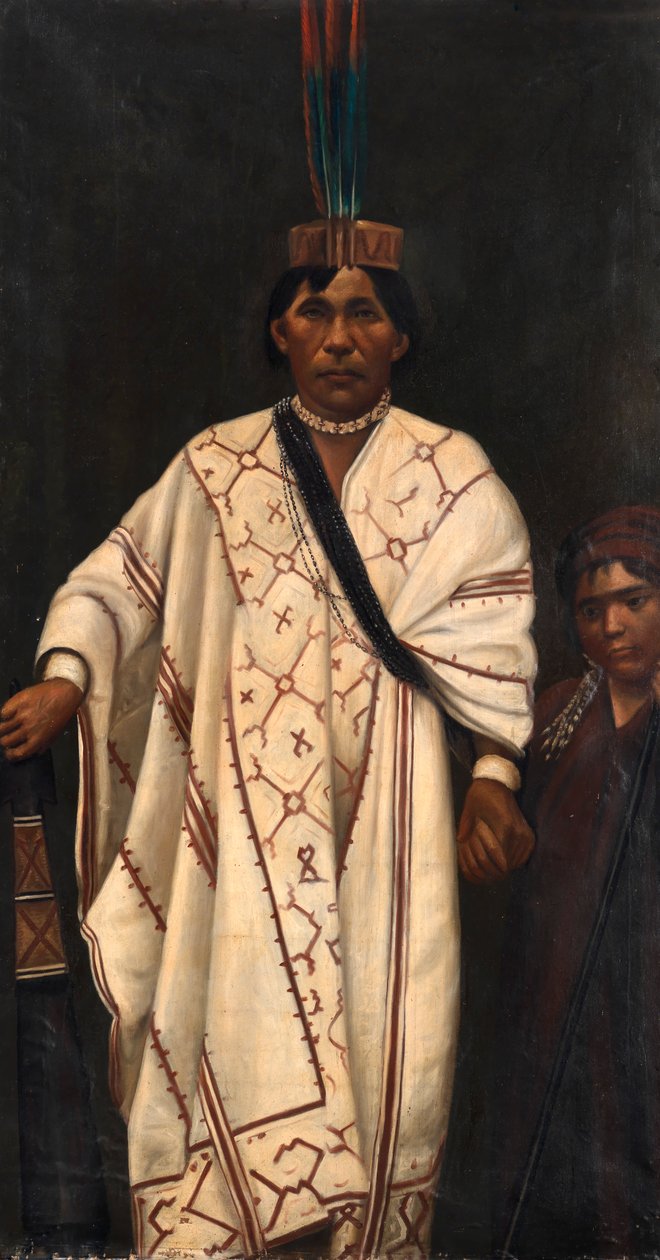 Piro indianersjef, ca. 1890-1892. av Unbekannt