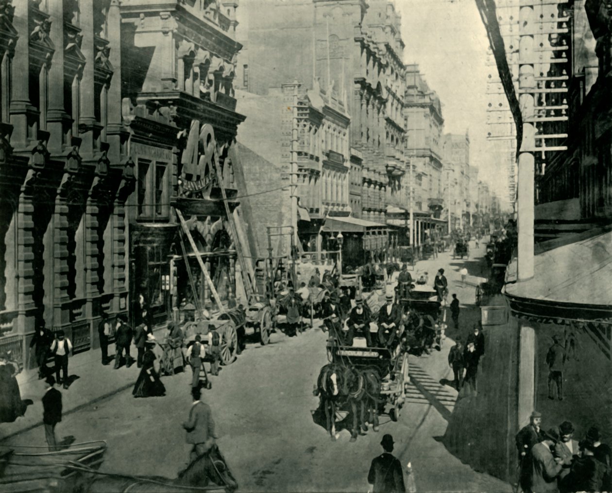 Pitt Street, Sydney, 1901. av Unbekannt