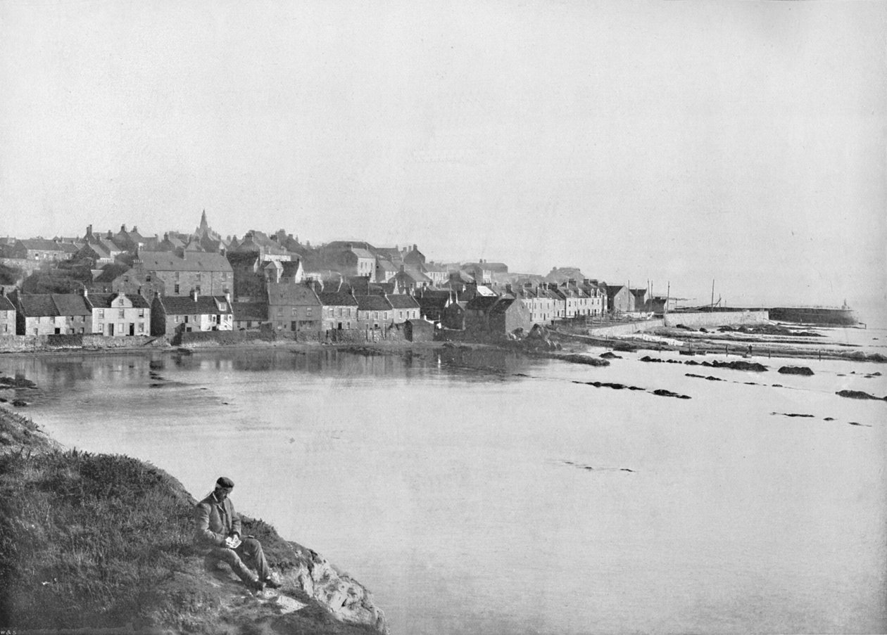 Pittenweem - Fra Vesten, 1895 av Unbekannt
