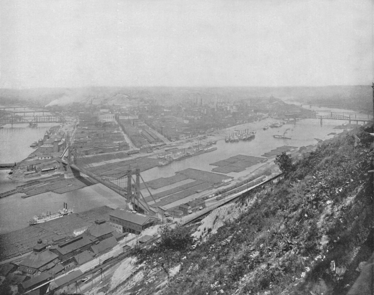 Pittsburgh, i Pennsylvania, 1800-tallet av Unbekannt
