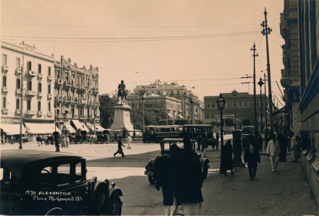 Place Muhammad Ali, Alexandria, Egypt, 1936 av Unbekannt