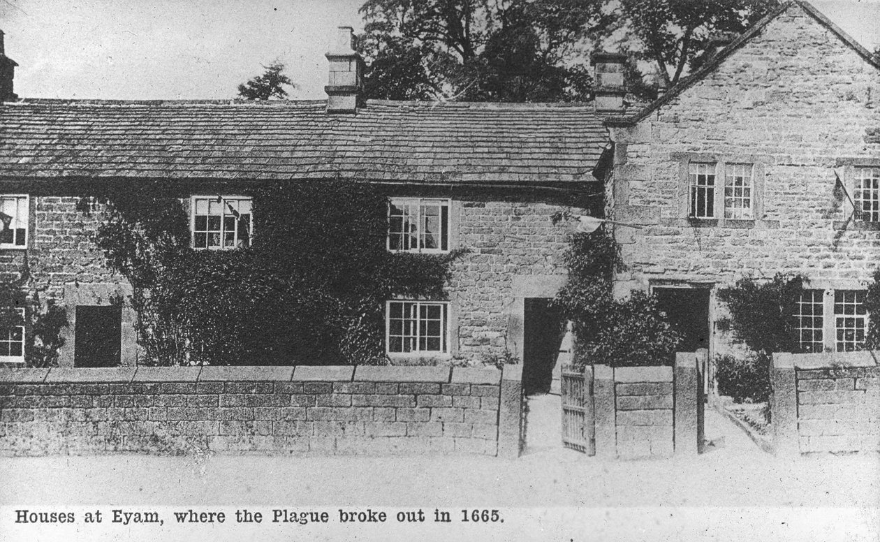 Pesthytter, Eyam, Derbyshire, 1900-tallet av Unbekannt