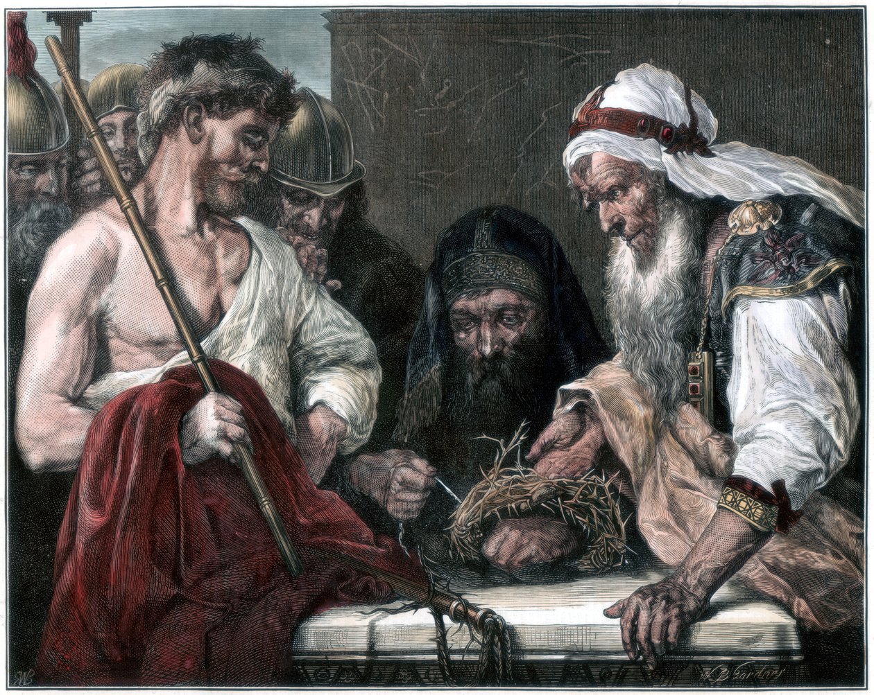 Fletting av tornekronen, 1875 av Unbekannt