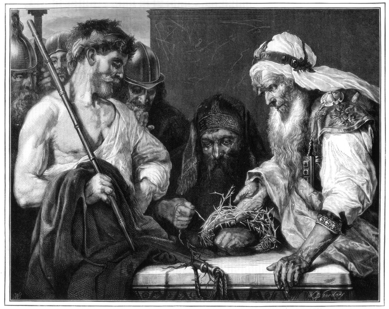 Fletting av tornekronen, 1875 av Unbekannt
