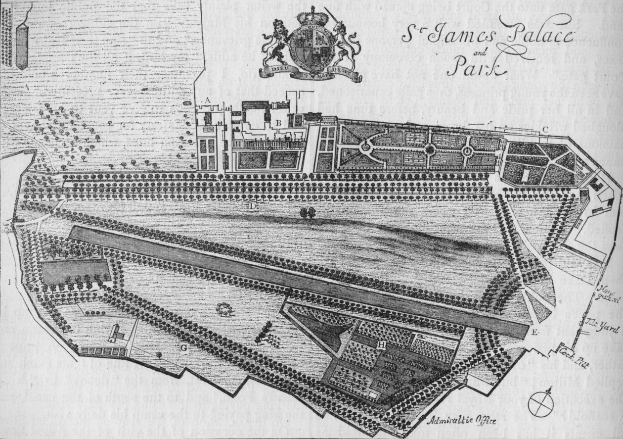 Plan over St James