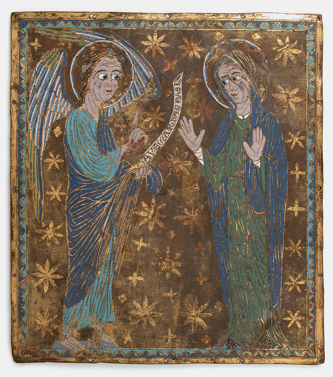 Plakett med kunngjøringen, katalansk eller sentralitaliensk, ca. 1200-1225. av Unbekannt