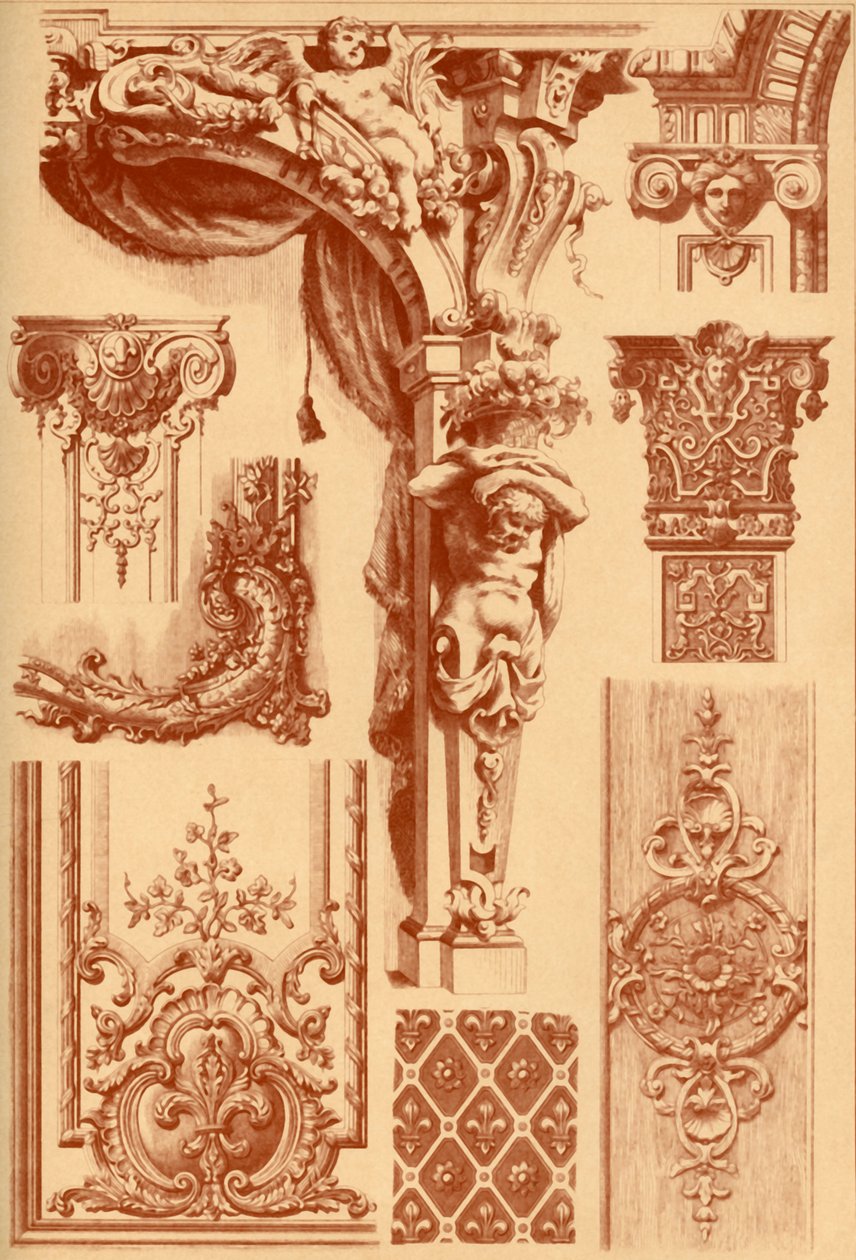 Gipspynt, Frankrike, 1600- og 1700-tallet, 1898. av Unbekannt