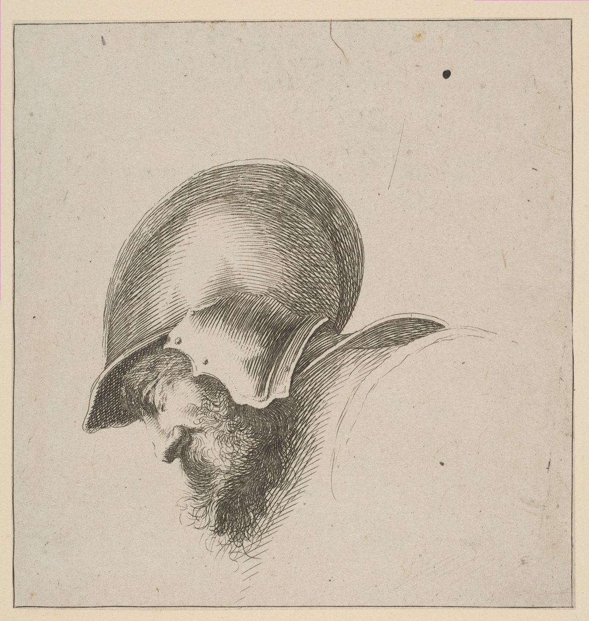 Plate 10: leder av en soldat, fra Drawing Basics I principii del disegno, etter 1641. av Unbekannt