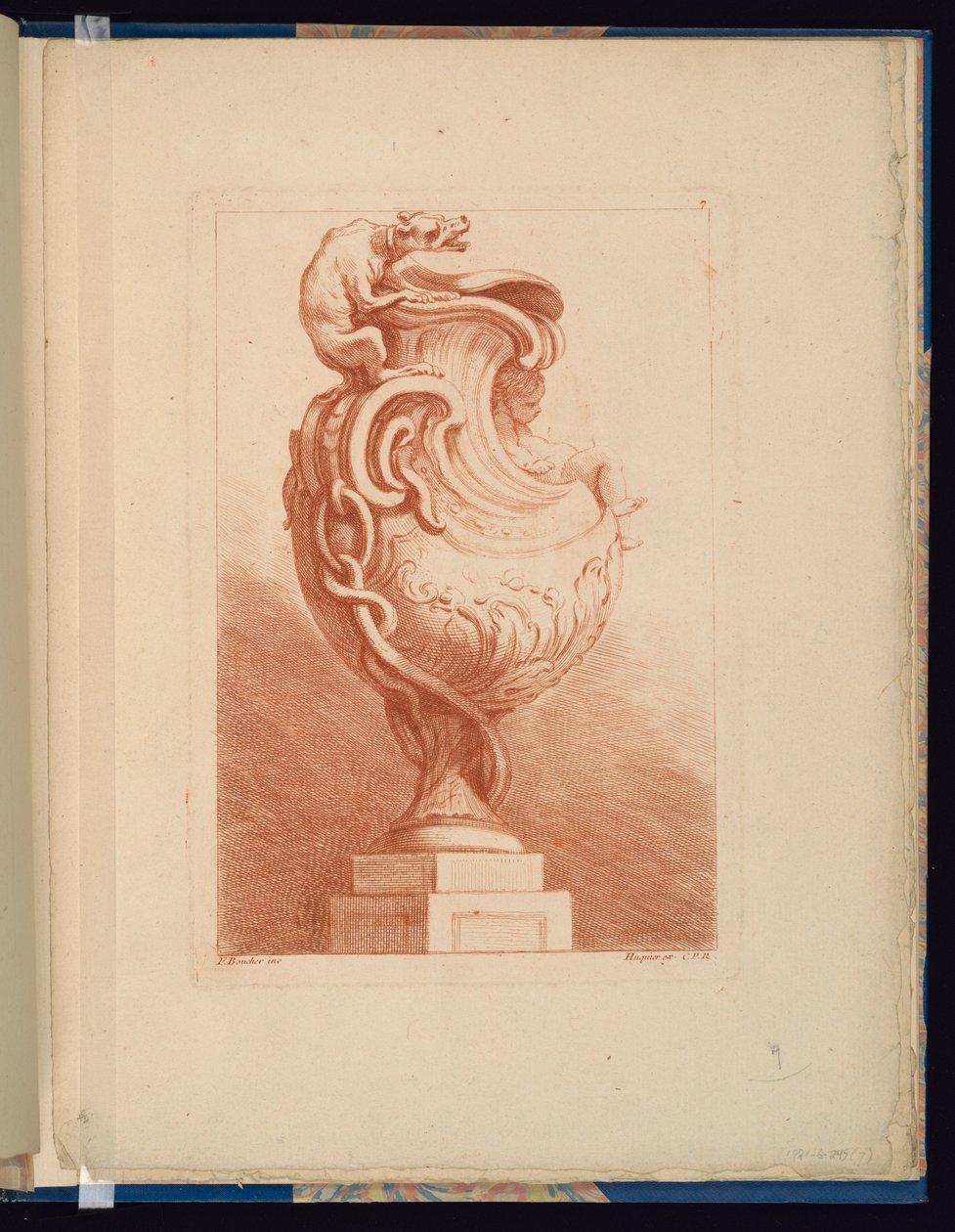 Plate 7, Bok med vaser av Unbekannt