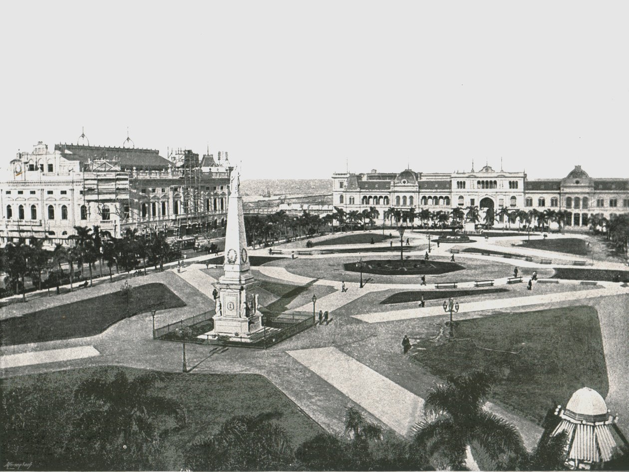 Seiersplassen, Buenos Aires, Argentina, 1895. av Unbekannt