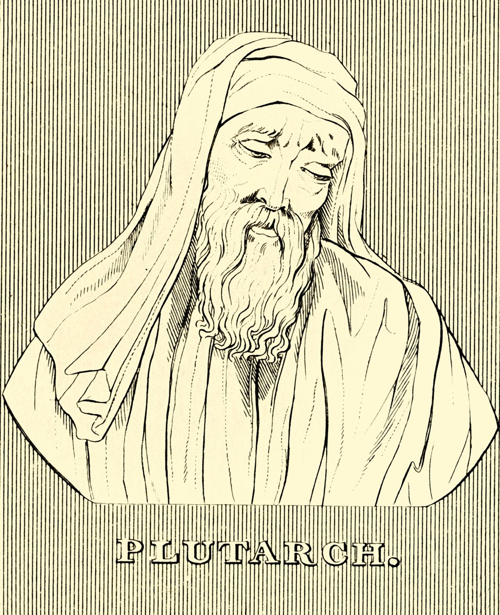 Plutarch, ca. AD46-c120, 1830. av Unbekannt