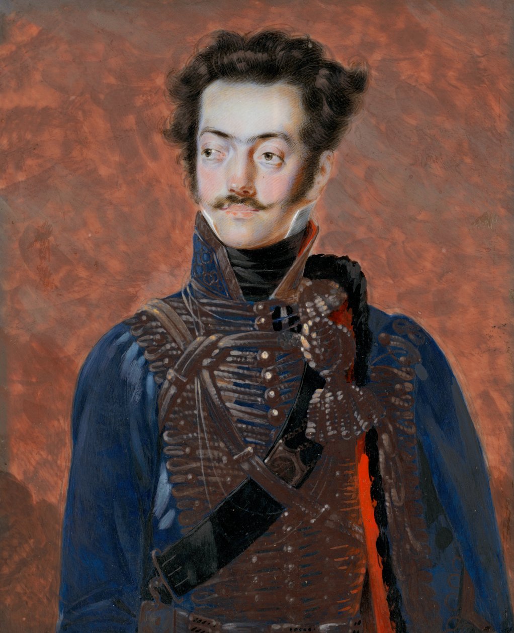 Portrett av baron Jozef Medňanský av Unbekannt