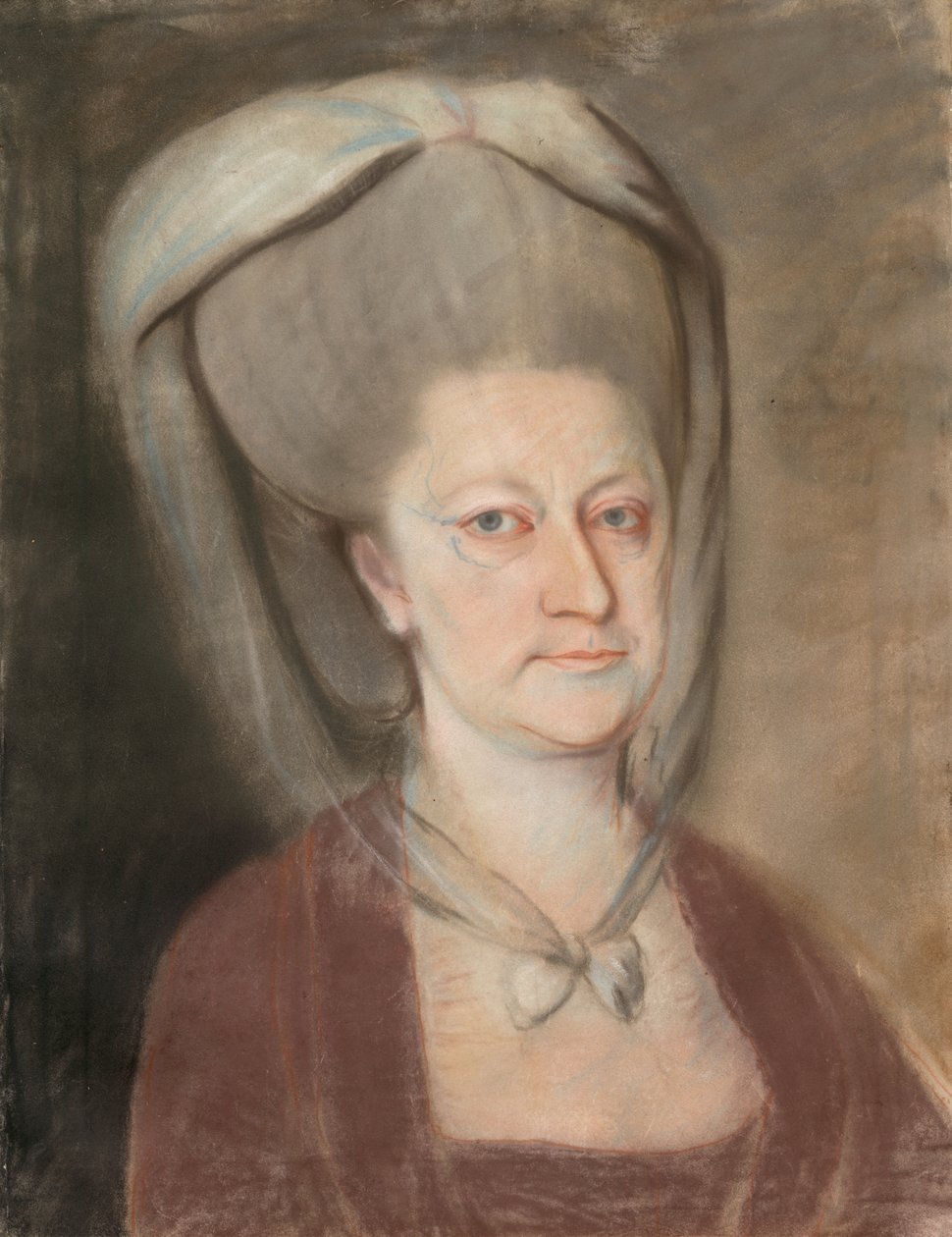 Portrett av grevinne Anna Maria Eszerhazy, f. Erdödy av Unbekannt