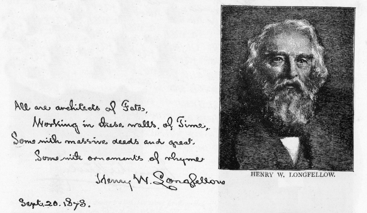 Dikt skrevet av Henry Longfellow av Unbekannt