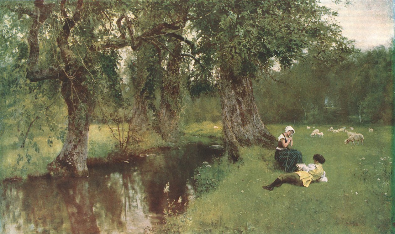 Poet og bonde, c1902. av Unbekannt