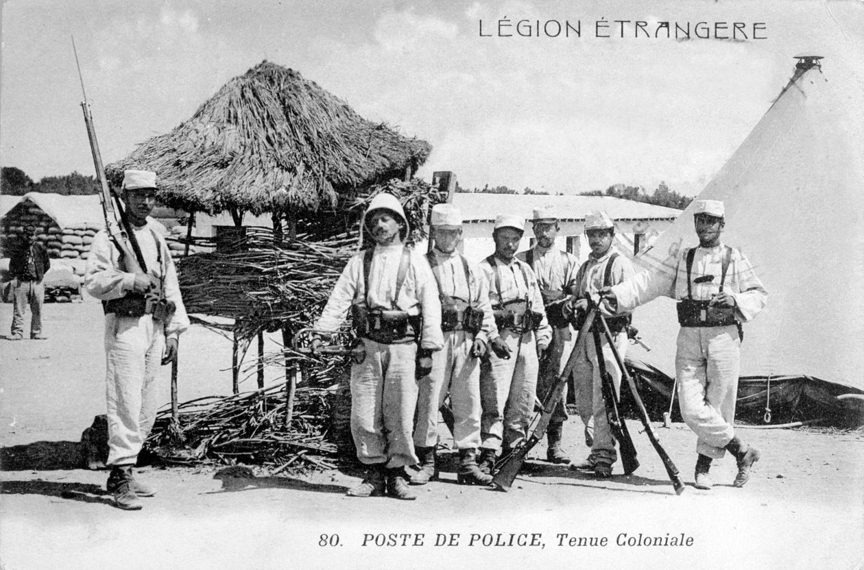 Politistasjon, Algerie, 1910 av Unbekannt
