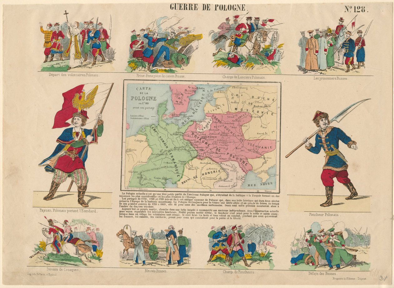 Polsk krig, 1831 av Unbekannt