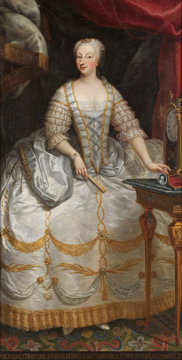 Polyxena av Hessen-Rotenburg 1706-1735, dronning av Sardinia av Unbekannt