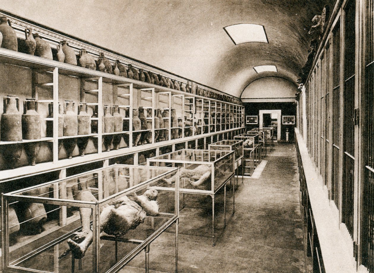 Pompeii-museet, Pompeii, Italia, ca 1900-tallet av Unbekannt